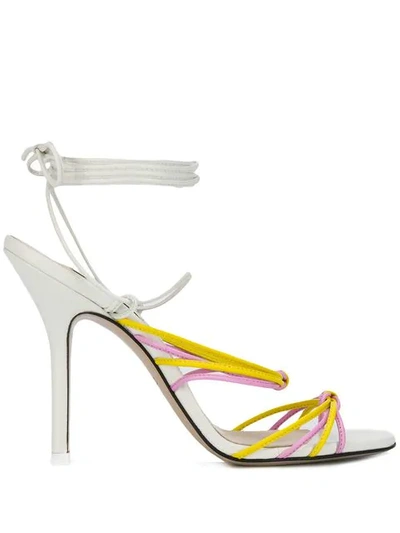 Attico Heeled Sandals - 白色 In White