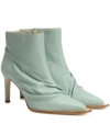 TIBI CATO LEATHER ANKLE BOOTS,P00369696