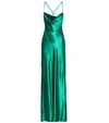 GALVAN Whiteley silk-satin gown,P00369981