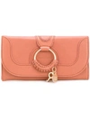 SEE BY CHLOÉ SEE BY CHLOÉ HANA LONG WALLET - PINK