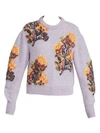 CHLOÉ Floral Intarsia Crewneck Sweater