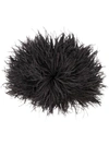 N°21 OSTRICH FEATHER BEANIE