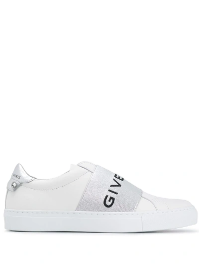 Givenchy Logo Strap Slip-on Sneaker In White