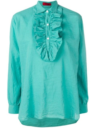 The Gigi Dina Shirt In Green