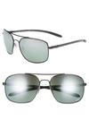 RAY BAN 62MM POLARIZED SQUARE SUNGLASSES,RB8322CH62-YZPM