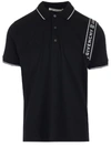 GIVENCHY GIVENCHY LOGO STRIPE POLO SHIRT