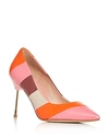 Kurt Geiger Women's Britton Pointed-toe Pumps In Open Pink