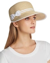 AUGUST HAT COMPANY GROSGRAIN-TRIM FRAMER HAT,21297