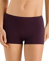 Hanro Touch Feeling Stretch-jersey Boy Shorts In Prune Purple
