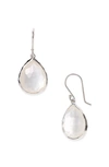 Ippolita Sterling Silver Wonderland Teardrop In Mother-of-pearl Earrings In Mother Of Pearl