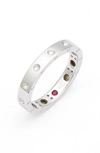 ROBERTO COIN 'SYMPHONY - POIS MOI' RUBY BAND RING,7771358AW650