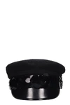 RTA BLACK COTTON HAT,10905306