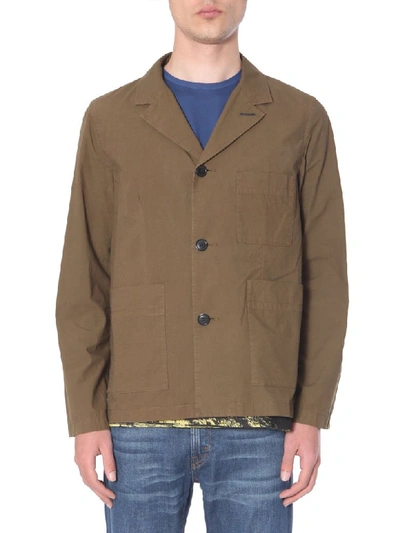 Ps By Paul Smith Deconstructed Jacket In Brown