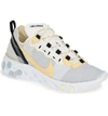 Nike React Element 55 Men's Shoe (white) - Clearance Sale In White/ Pale Vanilla/ Black