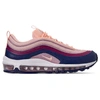 Nike Air Max 97 Leather And Mesh Sneakers In Red