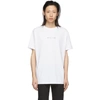 ALYX 1017 ALYX 9SM WHITE COLLECTION CODE T-SHIRT