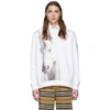 BURBERRY BURBERRY WHITE UNICORN HOODIE