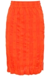 ADIDAS ORIGINALS BY ALEXANDER WANG ADIDAS ORIGINALS BY ALEXANDER WANG TEXTURED MIDI SKIRT