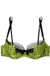 KIKI DE MONTPARNASSE POISON TWO-TONE LACE UNDERWIRED BRA