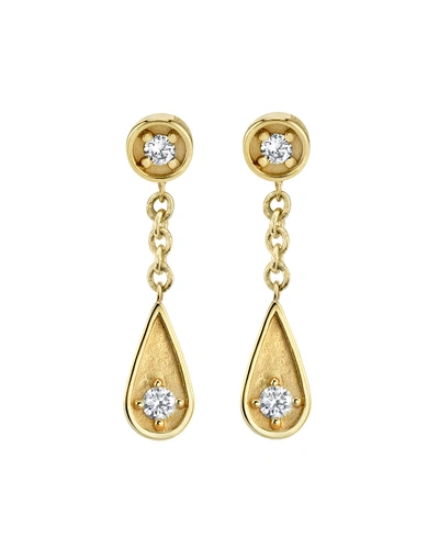 Sydney Evan 14k Diamond Post & Teardrop Earrings In Gold