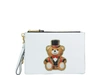 MOSCHINO MOSCHINO TEDDY PRINT CLUTCH BAG