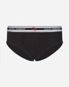 DOLCE & GABBANA BRANDO BRIEFS IN STRETCH COTTON