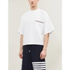 THOM BROWNE OVERSIZED COTTON-JERSEY T-SHIRT