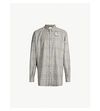 GUCCI CHECKED REGULAR-FIT COTTON-CREPE SHIRT