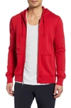 Reigning Champ Zip Hoodie In Red