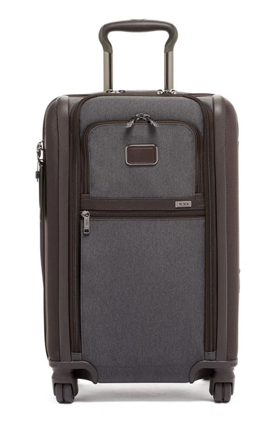Tumi Alpha 3 International Expandable 4 Wheeled Carry-on Spinner Suitcase In Anthracite