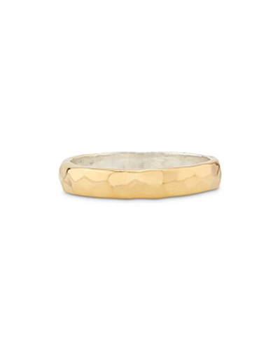 Anna Beck Hammered Stacking Ring In 18k Gold-plated Sterling Silver