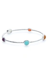 Ippolita Rock Candy 5 Stone Bangle In Rainbow