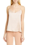 L'agence 'jane' Silk Tank In Petal