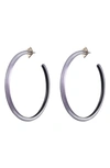 ALEXIS BITTAR LARGE SKINNY HOOP EARRINGS,AB00E149374