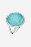 Ippolita Silver Rock Candy® Diamond, Turquoise Doublet & Sterling Silver Ring