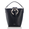 Jimmy Choo Leather Madeline Bucket Bag In Black