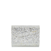 Jimmy Choo Candy Clutch Bag In Acrylic Fabric With Raw Glitter In Neutral