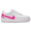 NIKE NIKE WOMEN'S AIR FORCE 1 JESTER XX CASUAL SHOES IN WHITE SIZE 7.0 LEATHER,2452891