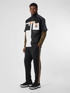 BURBERRY Icon Stripe Detail Jersey Tracktrousers