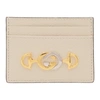 GUCCI GUCCI OFF-WHITE ZUMI CARD HOLDER