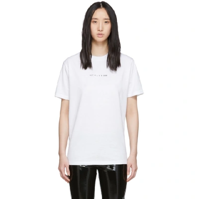 Alyx 1017  9sm White Collection Code T-shirt In 007 White