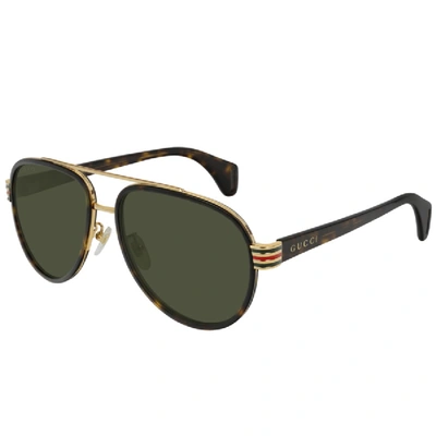 Gucci Sunglasses, Gg0447s 58 In Brown