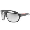 PRADA PRADA LINEA ROSSA SUNGLASSES BLACK,117111