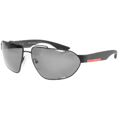 Prada Linea Rossa Man Sunglasses Ps 56us Active In Black