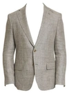 ROBERT GRAHAM Leland Tailored-Fit Linen-Blend Blazer