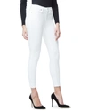 Good American Good High-rise Stretch Sculpting Crop Jeans In White