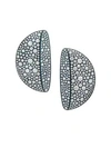 VHERNIER Eclisse 18K White Gold & Diamond Clip-On Earrings