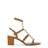 Valentino 60mm Rockstud Leather Sandals