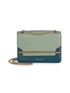 STRATHBERRY Mini East/West Tri-Color Leather Crossbody Bag