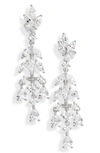 NADRI BOUQUET SMALL CHANDELIER EARRINGS,NO36175RCZ